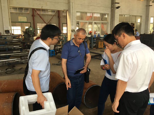 阜阳乌斯别克斯坦客户来考察