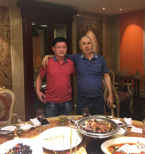 阜阳与河南院刘总-乌兹别克斯坦拉曼交流合作(1)